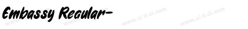Embassy Regular字体转换